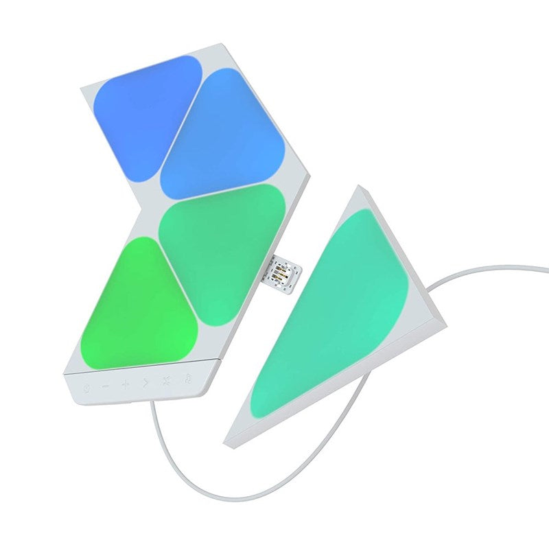 Nanoleaf Shapes Mini Triangles Starter Kit 5 Light Panels - White - Open Box