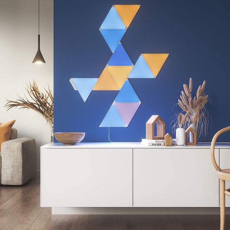 Nanoleaf Shapes Mini Triangles Starter Kit 5 Light Panels - White - Open Box