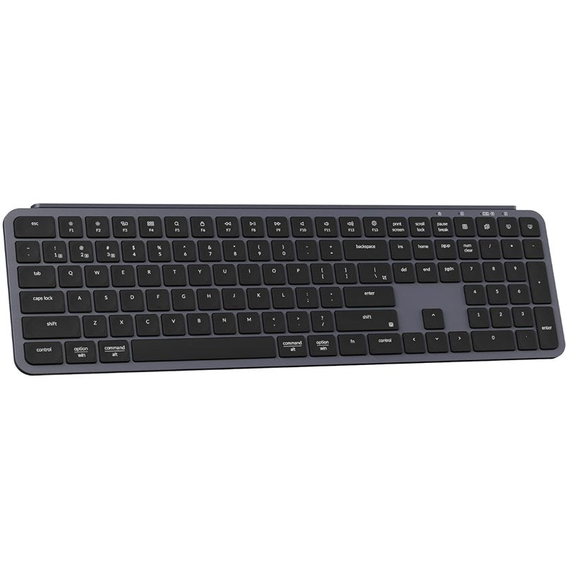 Keychron B6 Pro Full-Size Ultra-Slim Wireless ZMK Custom Keyboard for Windows & Mac - Space Grey