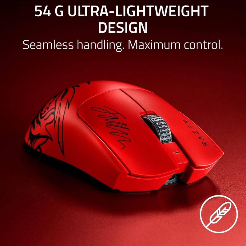 Razer Viper V3 Pro Faker Edition Ultra-lightweight Wireless Symmetrical Esports Mouse - Red