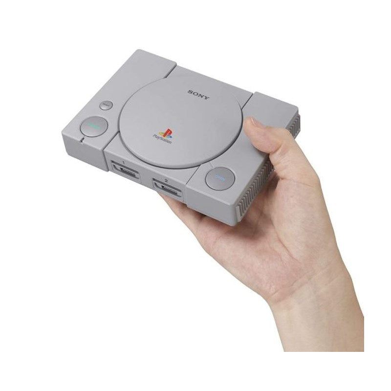 Sony PlayStation Classic Video Game Console, with 20 Pre-Loaded Games +120 Game Free - Grey