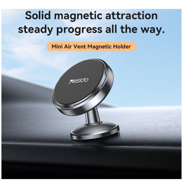 Yesido C215 360 Rotation Zinc Alloy Strong Magnetic Force Mini Paste Magnetic Suction Phone Holder