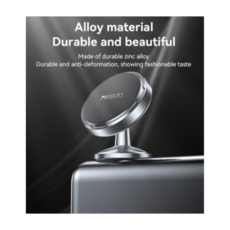 Yesido C215 360 Rotation Zinc Alloy Strong Magnetic Force Mini Paste Magnetic Suction Phone Holder