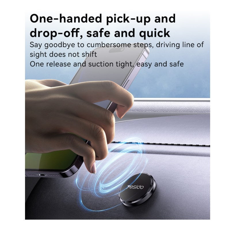 Yesido C211 Four Strong Magnets Zinc Alloy Magnetic Car Phone Holder