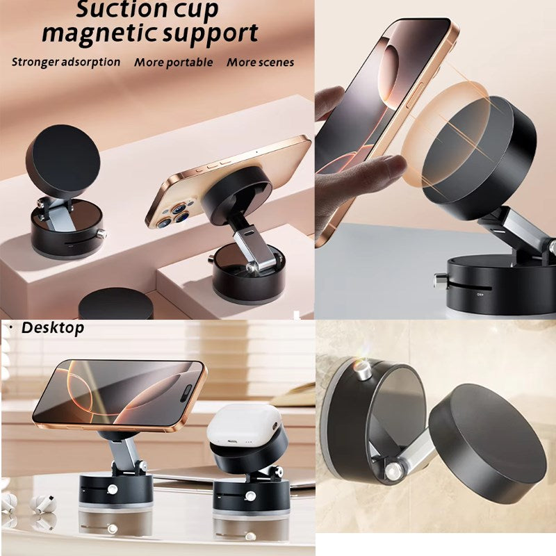 Gadgeton 360 Degree Rotation Car Sunction Vacuum Mobile Holder ( Without Charging )