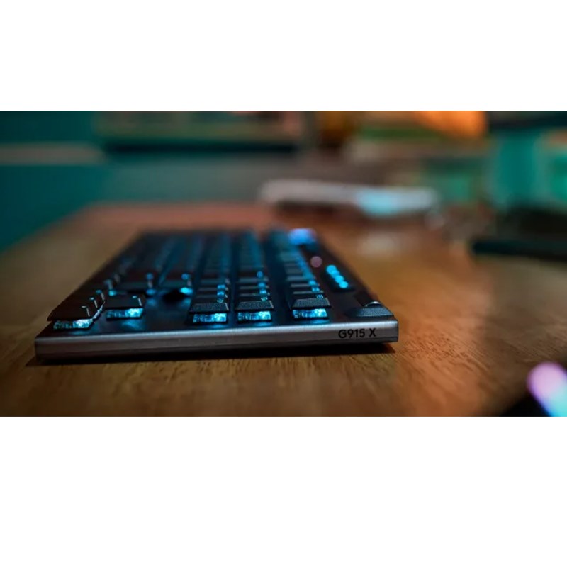 Logitech G915 X LIGHTSPEED TKL Wireless Gaming Keyboard - US INT'L - Cicky - Black