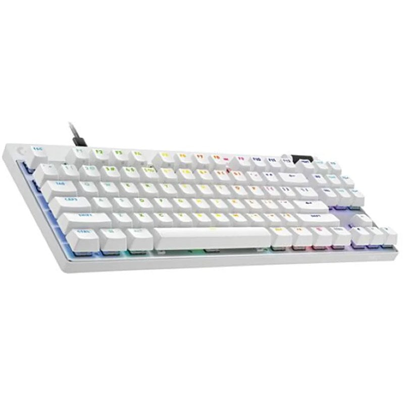 Logitech G Pro X TKL Rapid Wired Gaming Keyboard - White