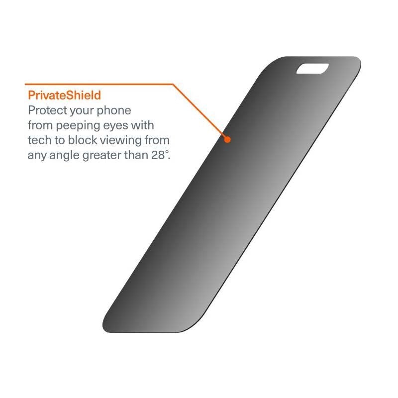 Grip2u Boost Kickstand Case for iPhone 16 Pro, Smoky with Cygnett PrivateShield Screen Protector for iPhone 16 Pro