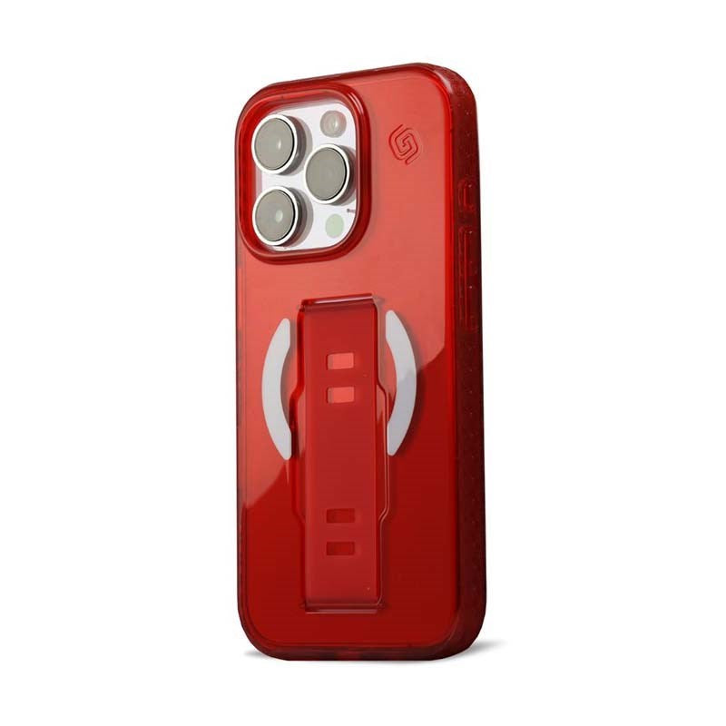 Grip2u Slim MagSafe Case for iPhone 16 Pro Max, Scarlet with Cygnett PrivateShield Screen Protector for iPhone 16 Pro Max