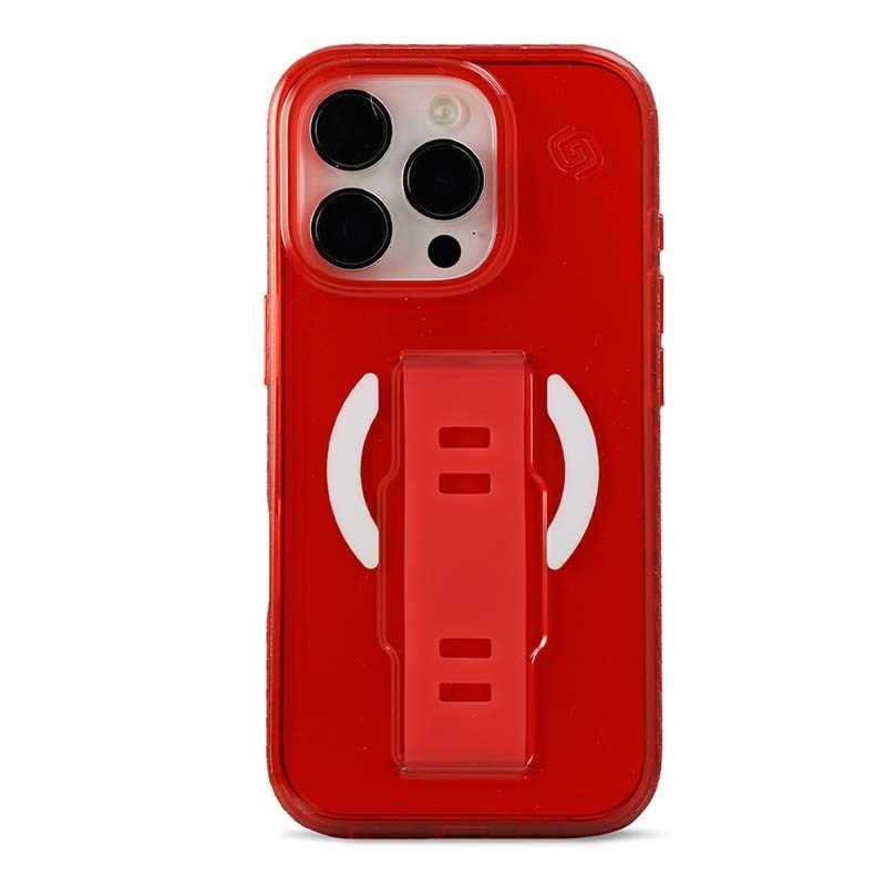 Grip2u Slim MagSafe Case for iPhone 16 Pro Max, Scarlet with Cygnett PrivateShield Screen Protector for iPhone 16 Pro Max