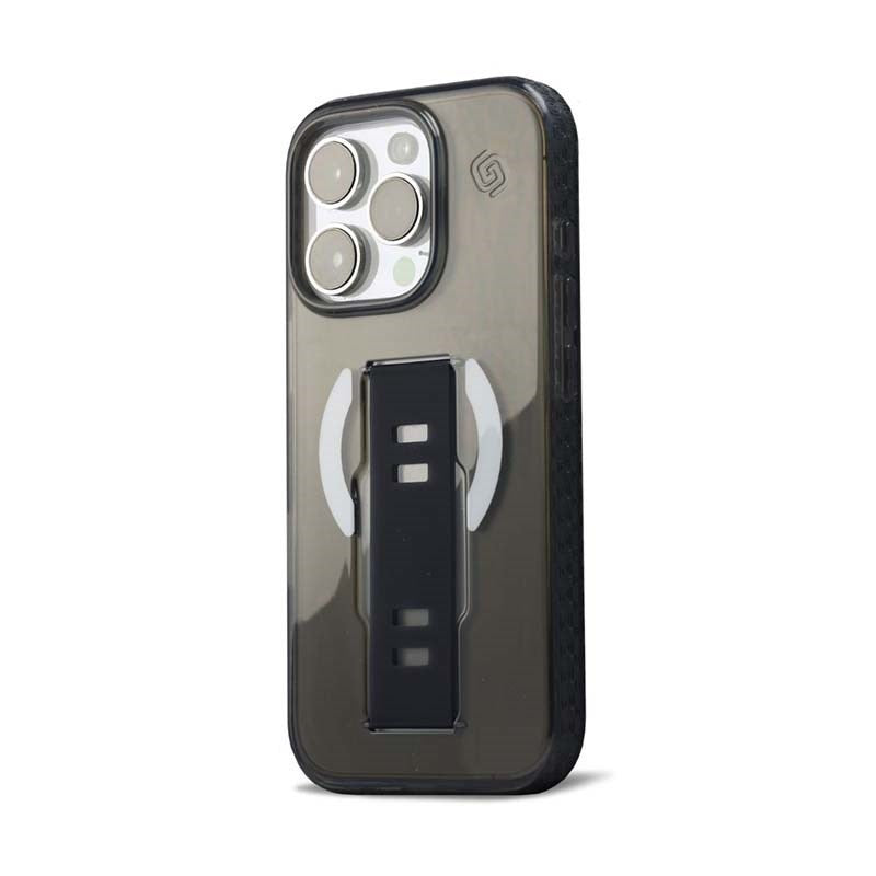 Grip2u Slim MagSafe Case for iPhone 16 Pro Max, Smoky with Cygnett PrivateShield Screen Protector for iPhone 16 Pro Max