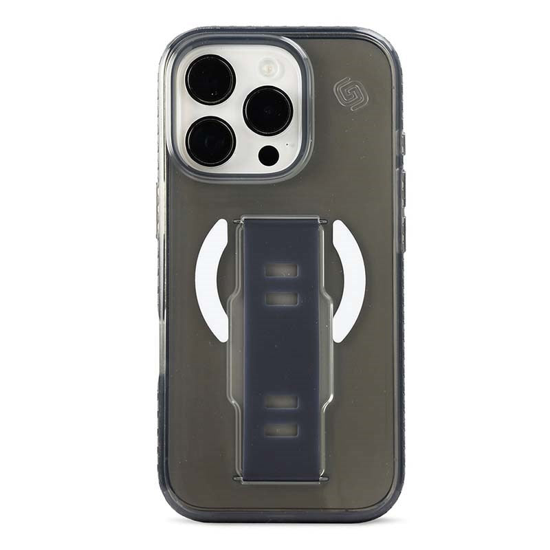 Grip2u Slim MagSafe Case for iPhone 16 Pro Max, Smoky with Cygnett PrivateShield Screen Protector for iPhone 16 Pro Max