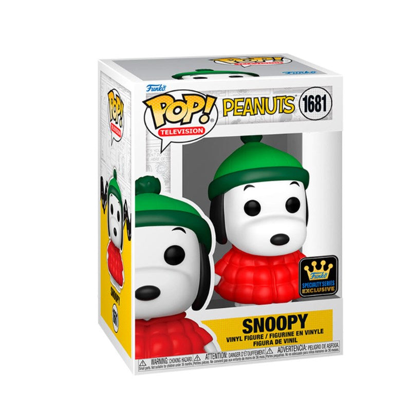 Funko Pop! Animation: Peanuts S7 - Snoopy in Coat w/chase (Exc)