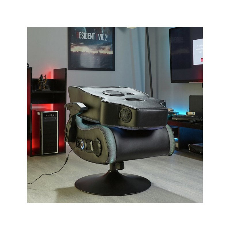 X-Rocker Monsoon RGB 4.1 Stereo Audio Gaming Chair with Vibrant LED - Open Box