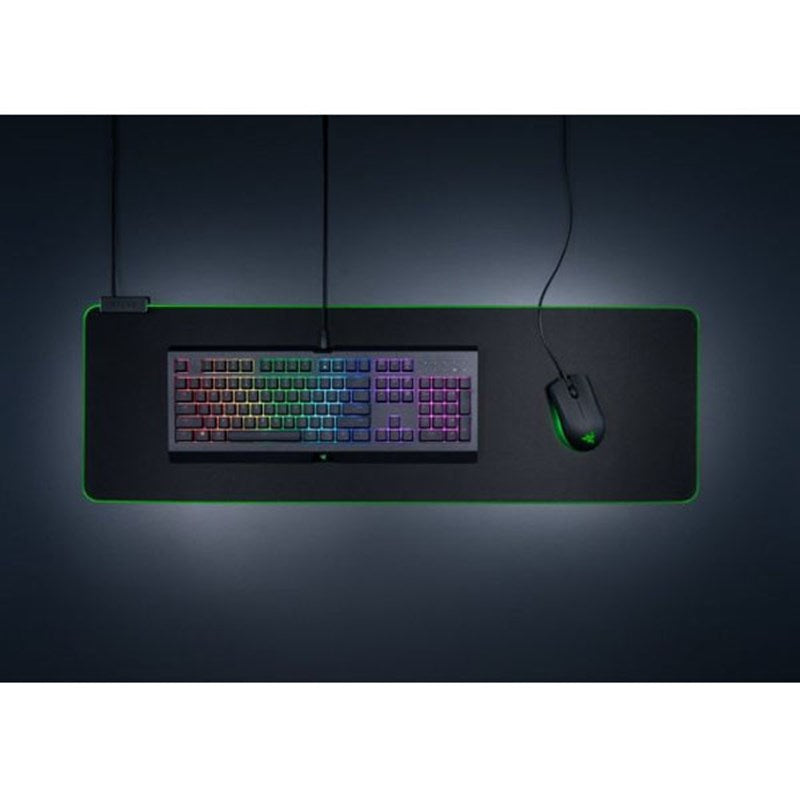Razer Goliathus Extended Oversized Soft Gaming Mouse Pad Powered by Razer Chroma RGB - Black