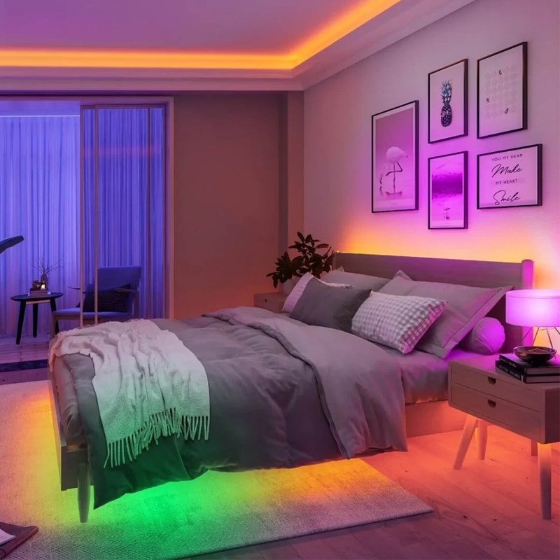 Govee RGBIC Wi-Fi + Bluetooth LED Strip Lights With Protective Coating