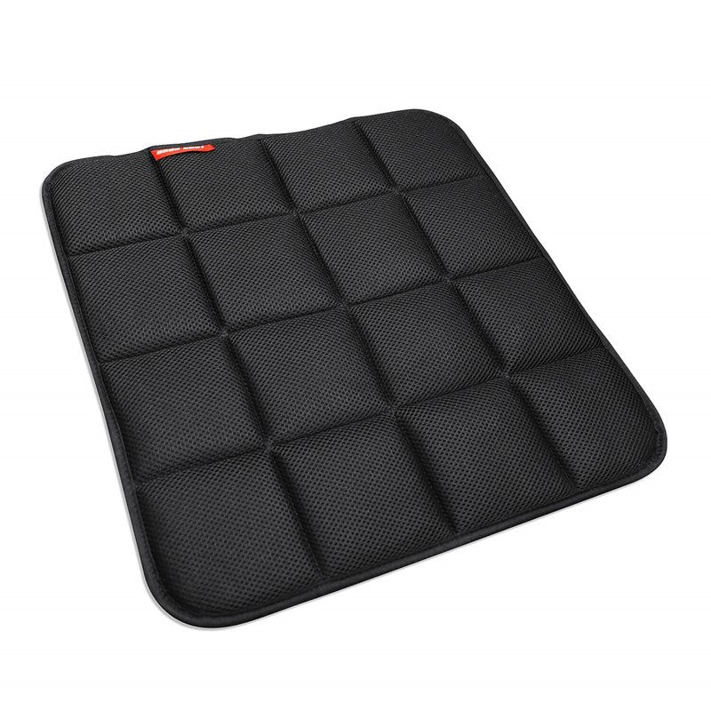 Andaseat Luna Series Gaming Chair Large - Black Fabric with Andaseat Green-Touch Natural Bamboo Charcoal Seat Mat