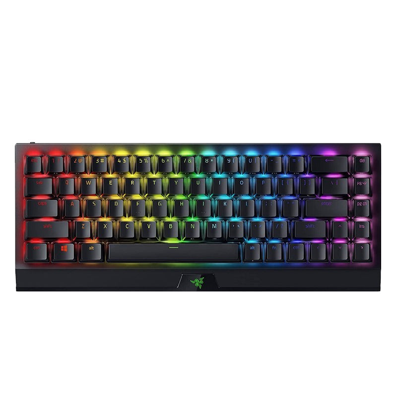 Razer BlackWidow V3 Mini HyperSpeed Wireless 65% RGB Mechanical Gaming Keyboard, Phantom Edition (US Layout) - Black