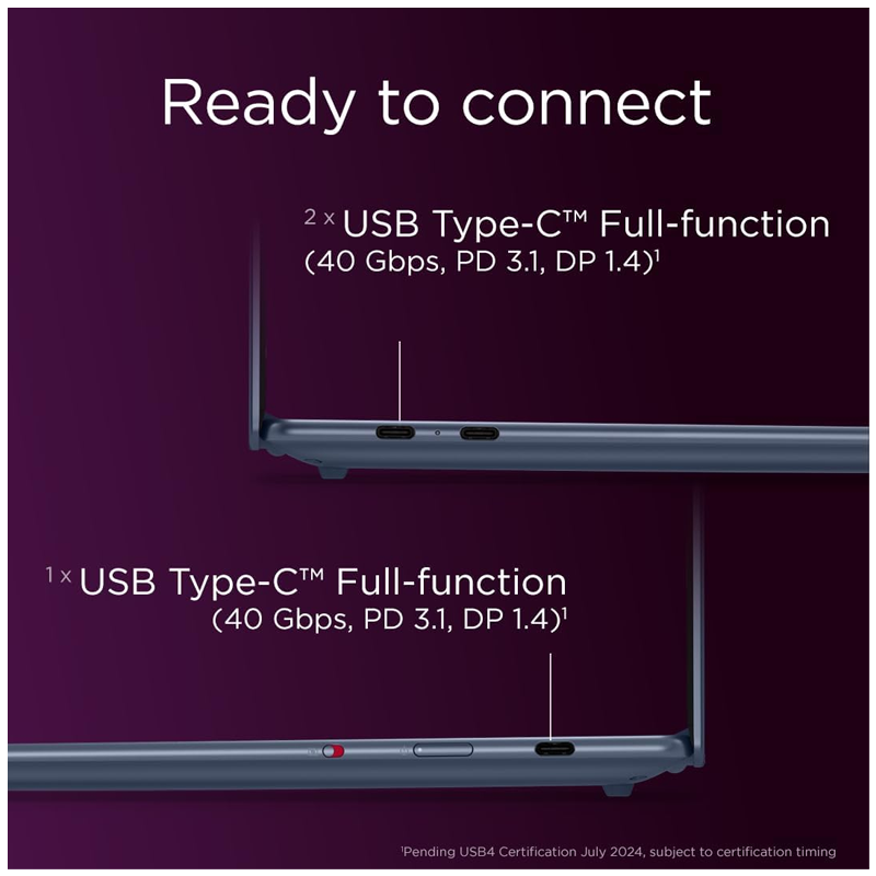 Lenovo Yoga Slim 7 14Q8X9, Snapdragon X Elite, 14.5