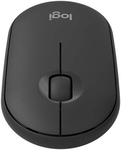 Logitech Pebble 2 M350s Wireless Mouse, Ambidextrous Design, Multi-Device Pairing, Bluetooth Connectivity, Silent Clicks with Silent Touch Technology - Tonal Graphite