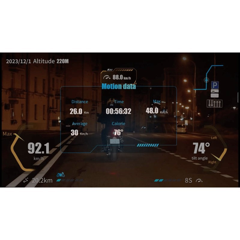 DDPAI Ranger 4K Action Camera Anti-Shake, IP67 Waterproof, Night Vision, Touchscreen, 5G Wi-Fi, GPS, and Data Recording Perfect for Cycling, Motorbike, and Travel