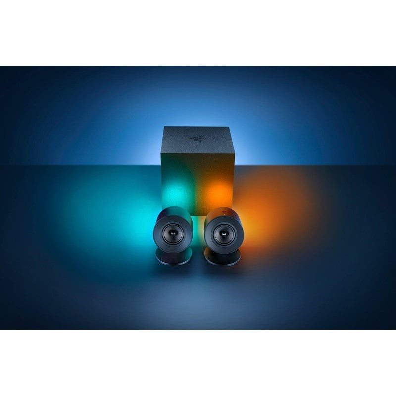 Razer Nommo V2 Full-Range 2.1 PC Gaming Speakers with Wired Subwoofer - Black