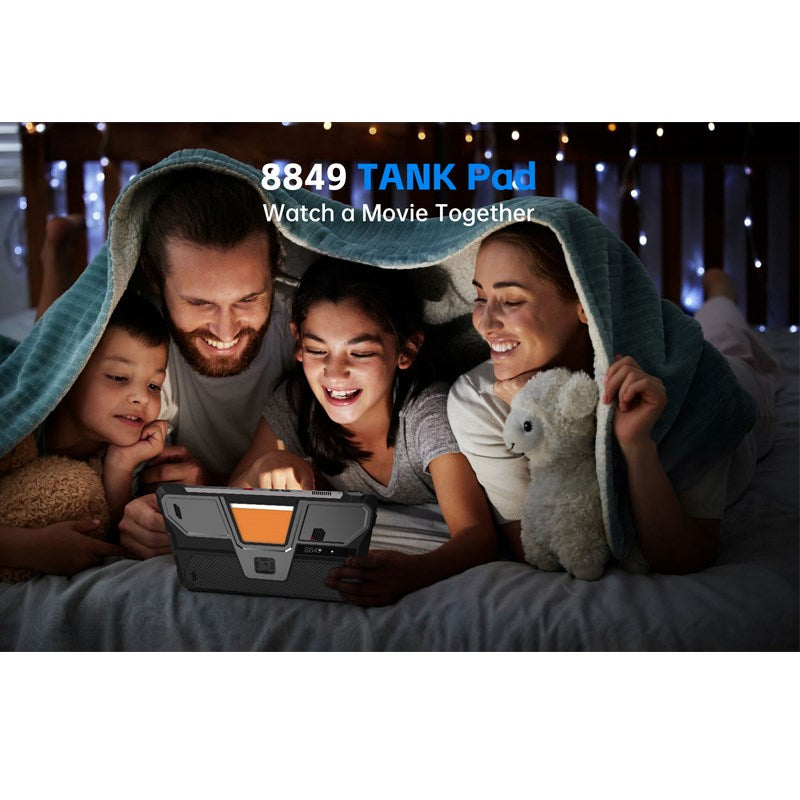 Unihertz 8849 TANK Pad 16 GB, 512 GB Memory, 21000 mAh Battery First 5G Rugged Tablet with Built-in Projector (Global Version)