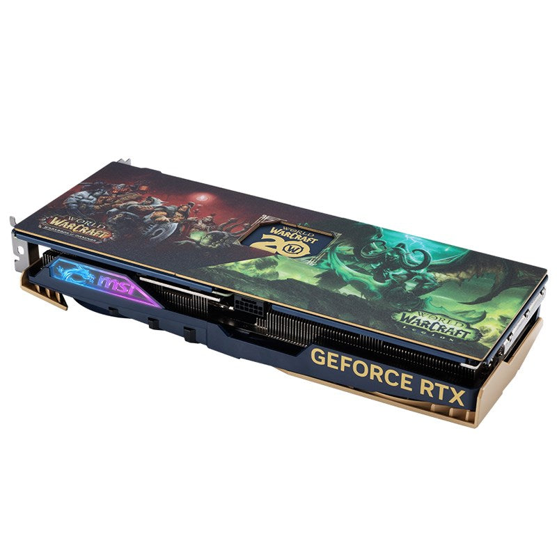MSI GeForce RTX 4070 SUPER 12GB GAMING SLIM World of Warcraft EDITION GDDR6X Gaming Graphics Card