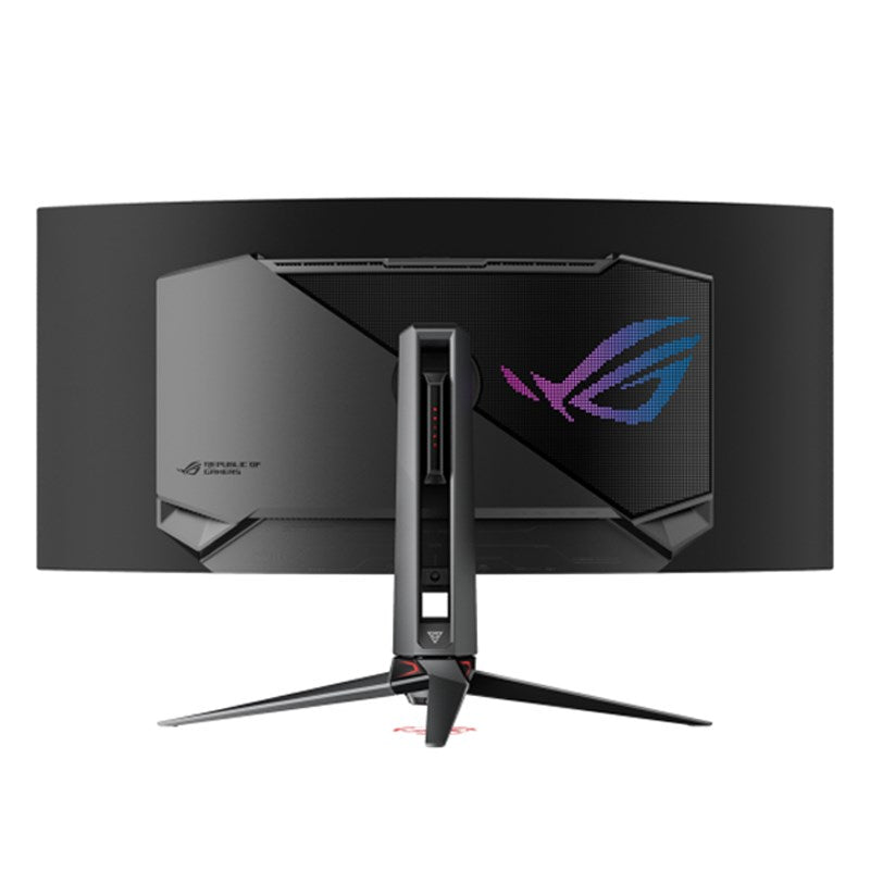 اسوس شاشة الألعاب المنحنية روج سويفت PG39WCDM بحجم 39 بوصة بتقنية WQHD OLED، بمعدل تحديث 240 هرتز، وقت استجابة 0.03 مللي ثانية ومنفذ HDMI 2.1, ايه ام دي فري سينك بريميوم برو , جي سينك