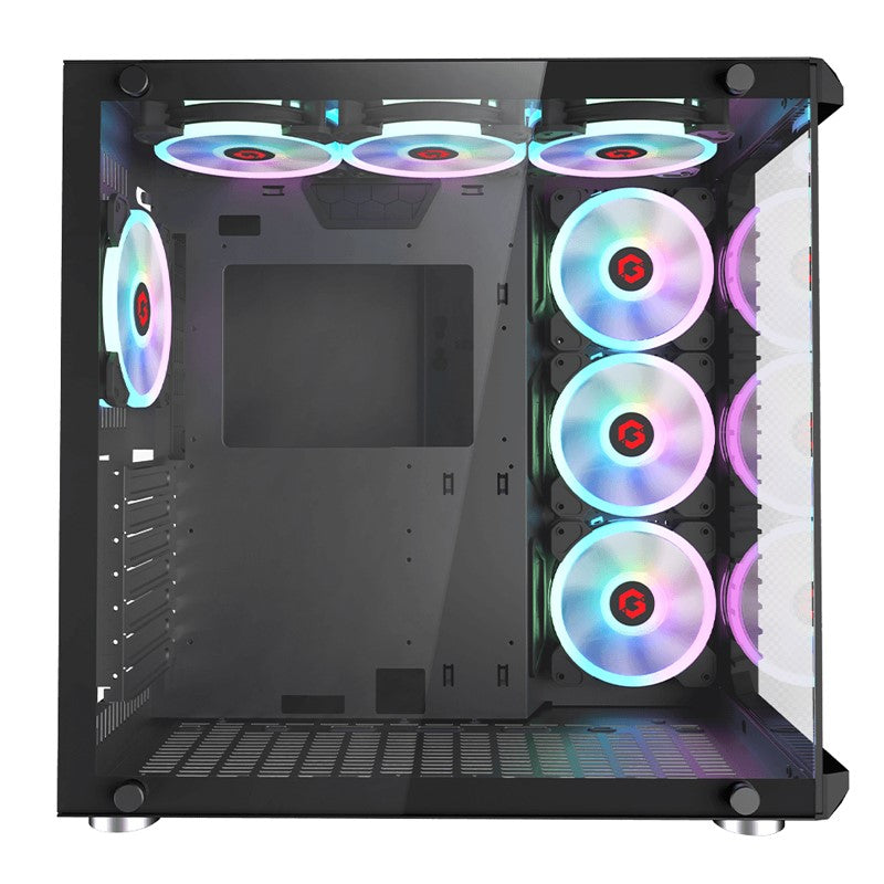 كمبيوتر ألعاب I5، i5-12400F، RTX 4060، Windows 11 PRO مع شاشة ألعاب GAMEON 27 بوصة FHD 165 هرتز ومجموعة ألعاب Redragon S101 4in1