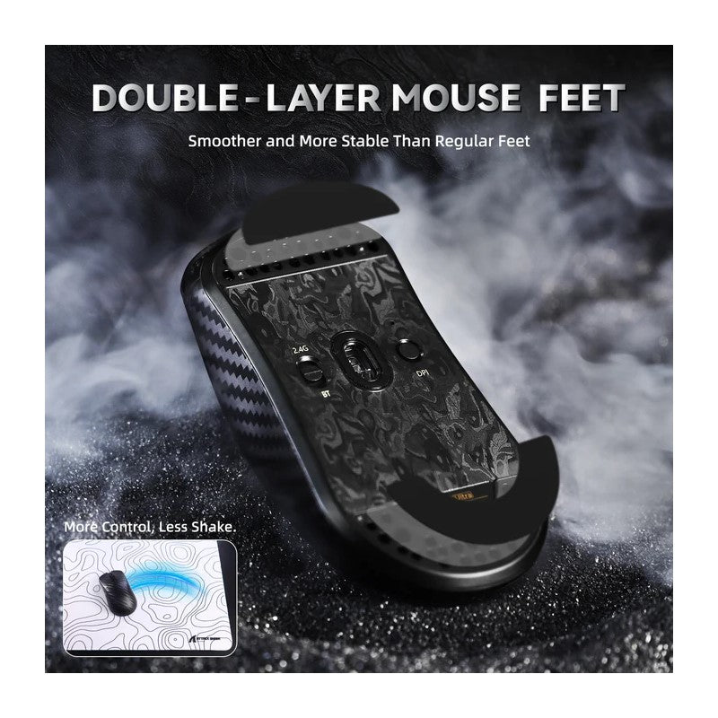ATTACK SHARK R11 ULTRA Carbon Fiber Wireless 8K PAW3950MAX Gaming Mouse