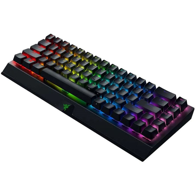 Razer BlackWidow V3 Mini HyperSpeed Wireless 65% Mechanical (Green Switches) RGB Gaming Keyboard, US Layput - Black