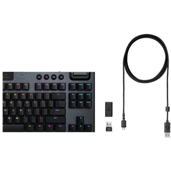 لوجيتك ,لوحة مفاتيح الألعاب G915 TKL LIGHTSPEED اللاسلكية RGB - كليكي