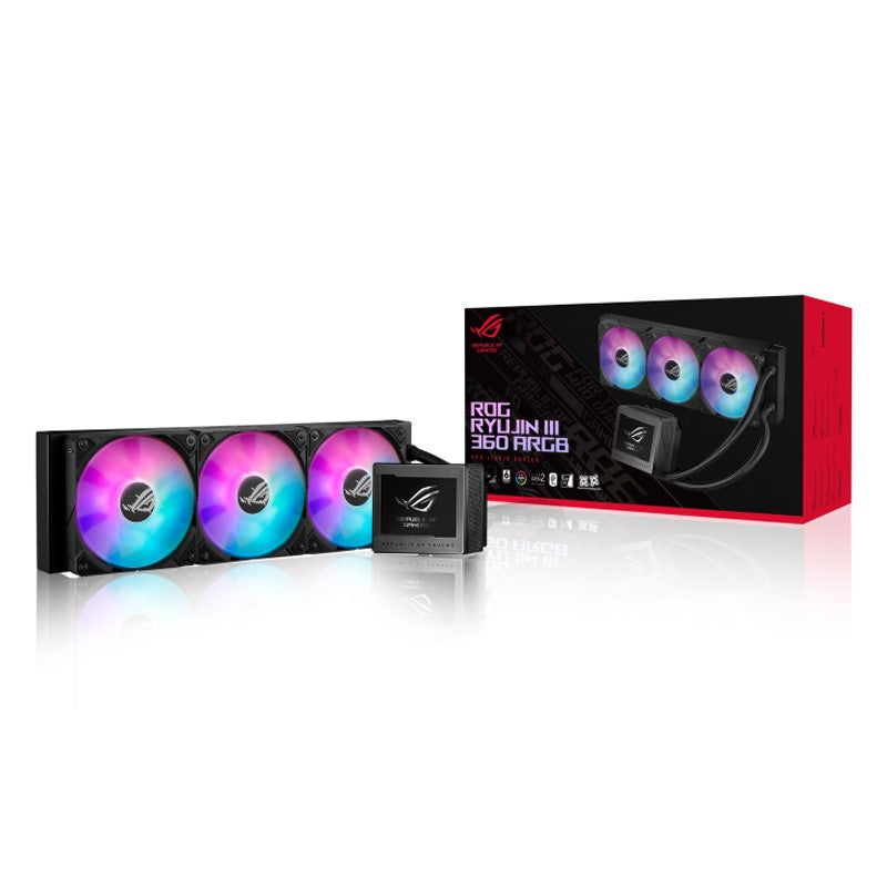 Asus ROG RYUJIN III 360 ARGB Liquid CPU Cooler - Black