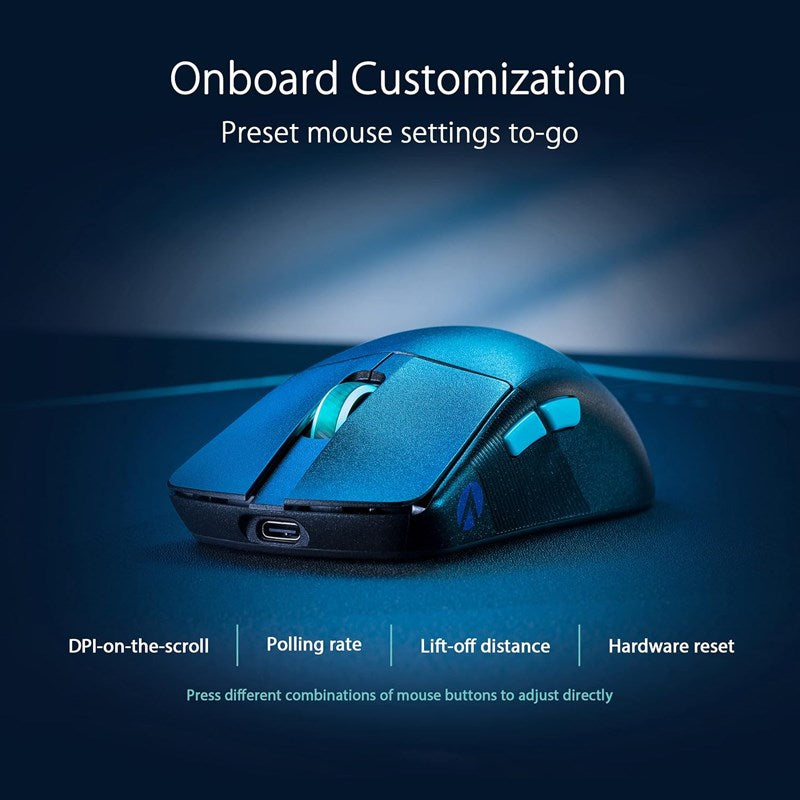 Asus ROG Harpe Ace Aim Lab Edition Wireless RGB Gaming Mouse - Black