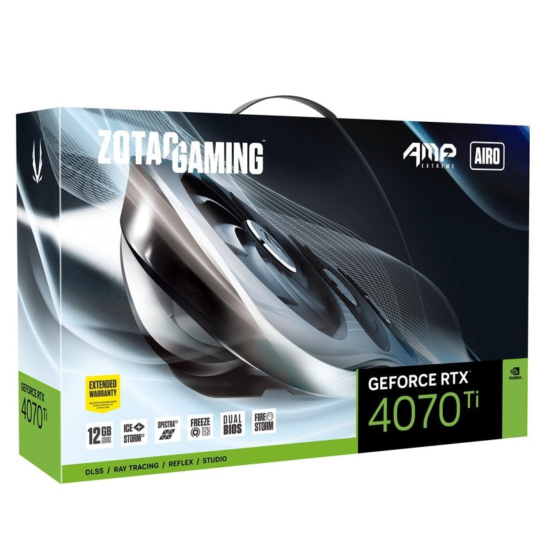 ZOTAC GAMING GEFORCE RTX 4070Ti AMP Extreme AIRO 12GB GDDR6X Gaming Graphics Card