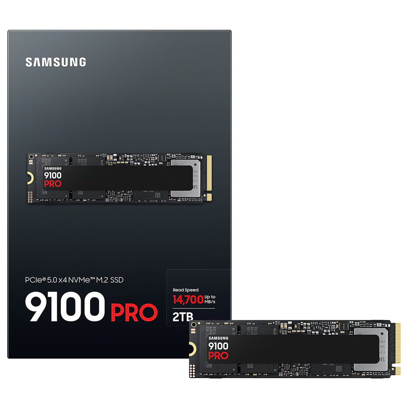 Samsung 9100 PRO 2 TB NVMe M.2, 14,700 MB/s Internal SSD