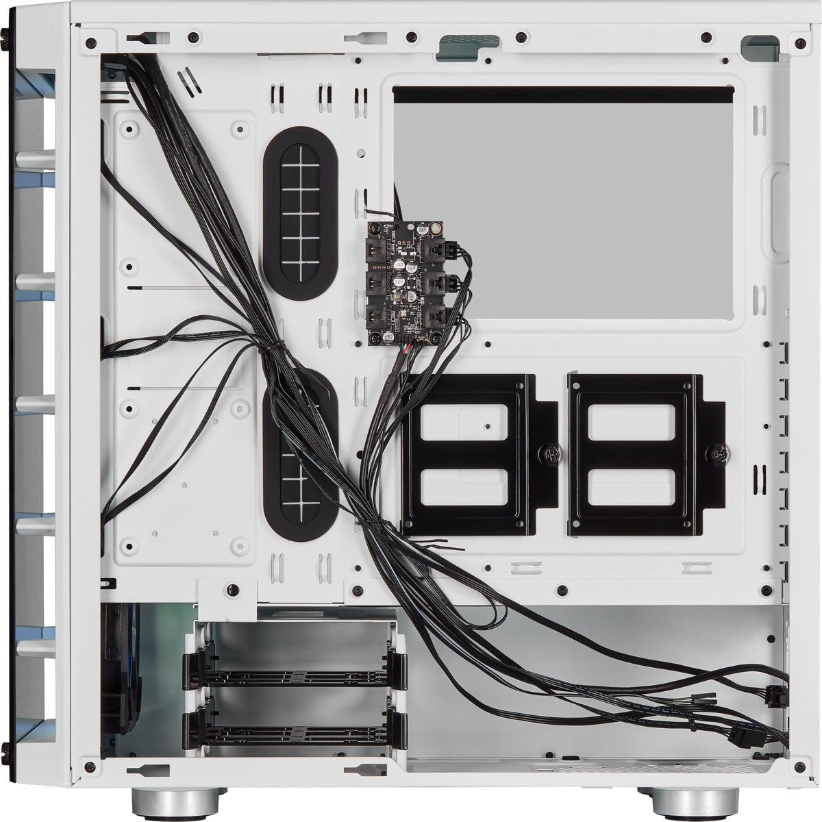 Corsair iCUE 465X RGB ATX Mid-Tower Gaming PC Case - White