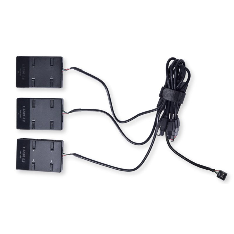 LIAN LI USB 2.0 Hub, 1 to 3 Hub, Supports UNI Fan Series Controller