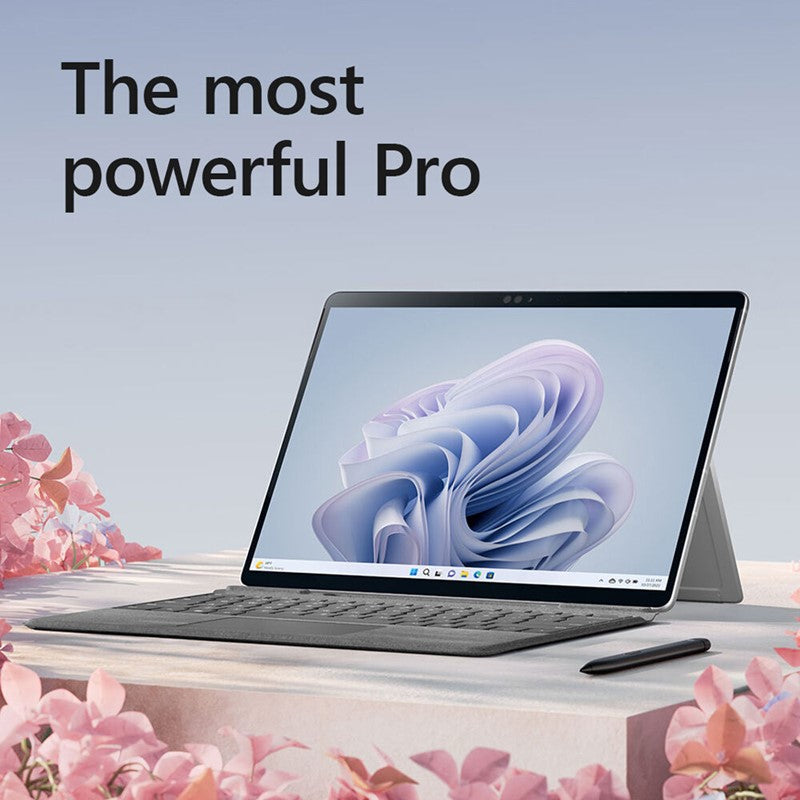 Microsoft Surface Pro 9, 13” PixelSense Flow Display, i7-1255U 12Th Generation, 16GB RAM 512GB SSD Windows 11 Pro - Platinum