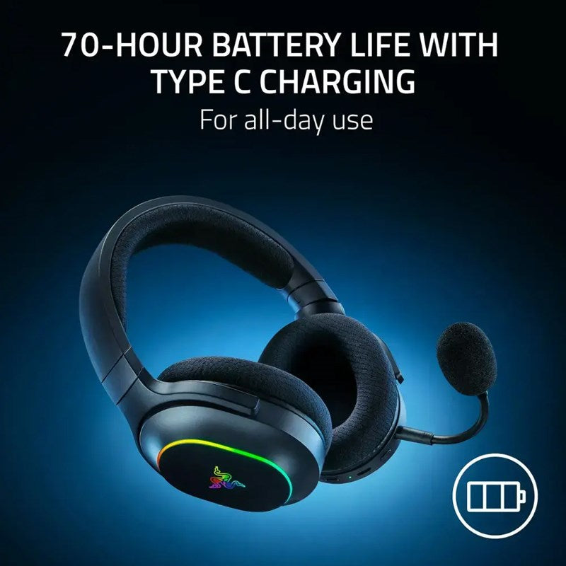 Razer Barracuda X Chroma Wireless Multi-Platform Gaming Headset for PC, PS4/PS5, Switch - Black