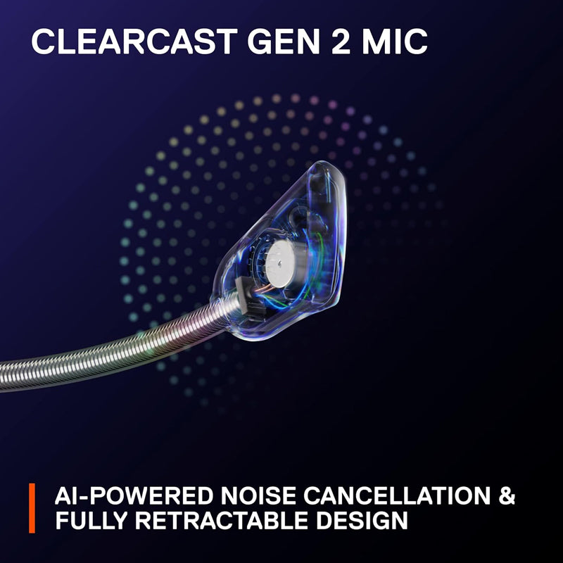 SteelSeries Arctis Nova 7 WIRELESS Gaming Headset for PC, Playstation & Xbox, USB-C dongle, Black