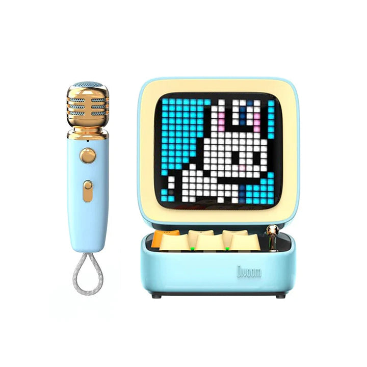 Divoom Ditoo-Mic Retro Pixel Art Portable Bluetooth Speaker With Microphone Karaoke Function