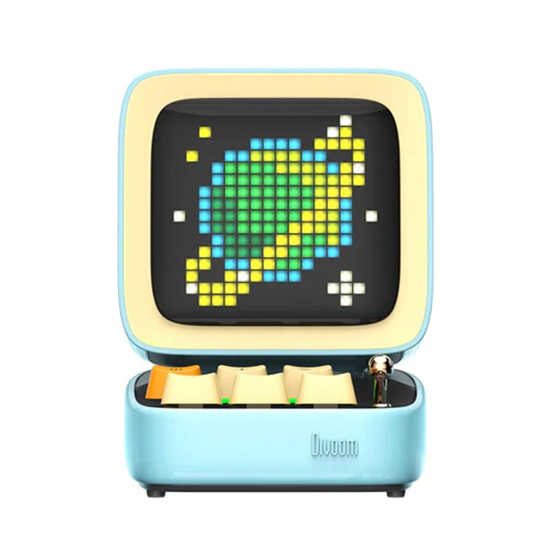 Divoom Ditoo-Pro Retro Pixel Art Bluetooth Speaker with RGB Mechanical Keyboard - Black
