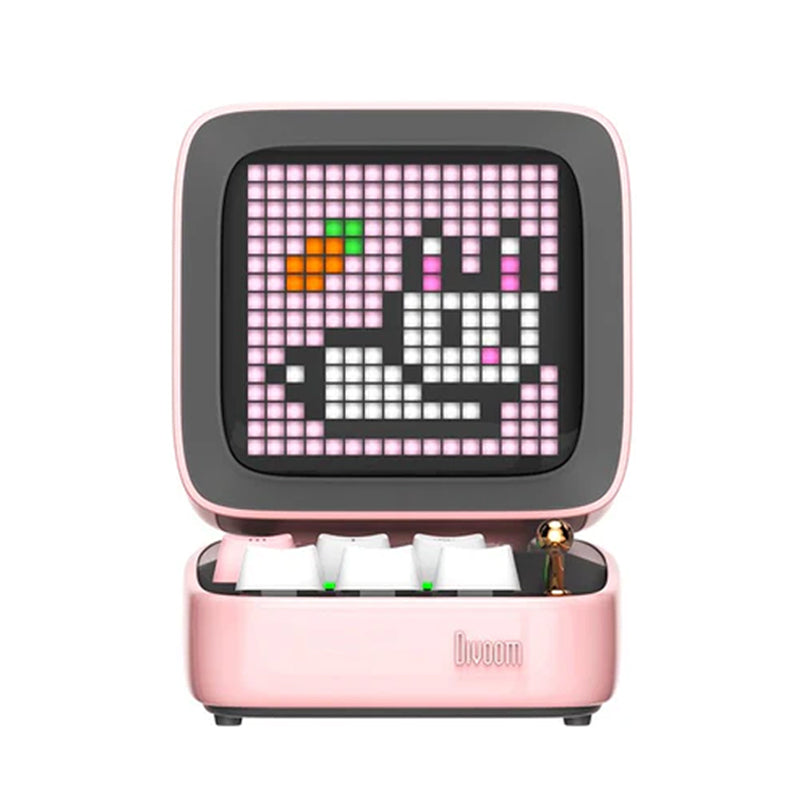Divoom Ditoo-Pro Retro Pixel Art Bluetooth Speaker with RGB Mechanical Keyboard - Black