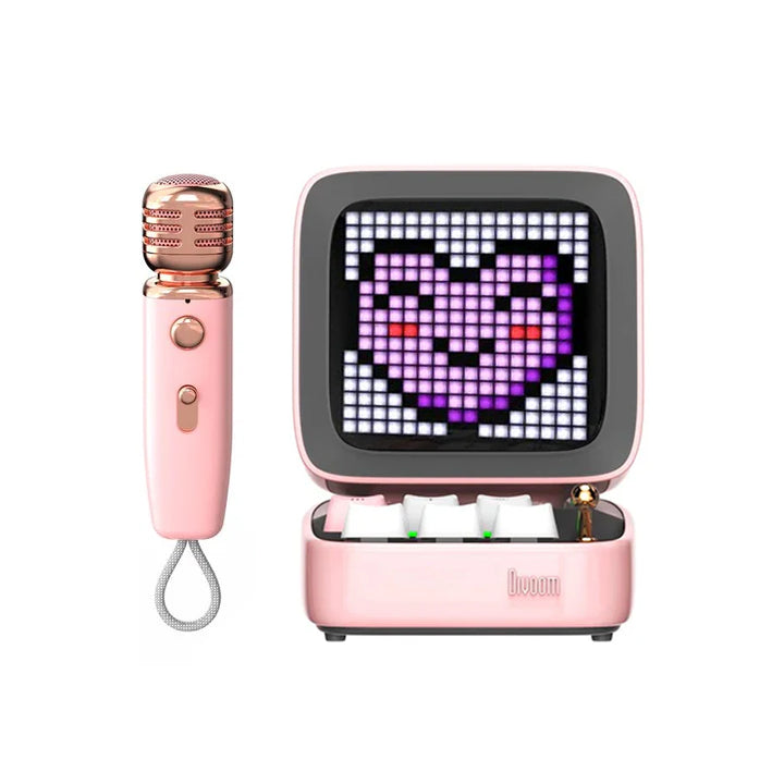 Divoom Ditoo-Mic Retro Pixel Art Portable Bluetooth Speaker With Microphone Karaoke Function