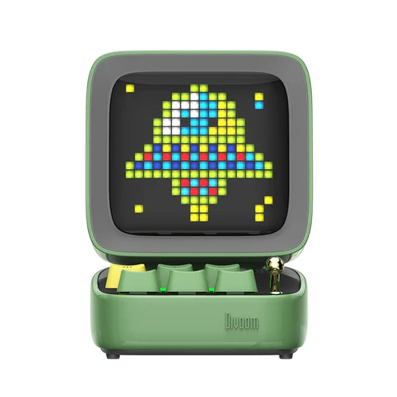 Divoom Ditoo-Pro Retro Pixel Art Bluetooth Speaker with RGB Mechanical Keyboard - Black