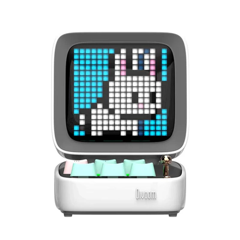 Divoom Ditoo-Pro Retro Pixel Art Bluetooth Speaker with RGB Mechanical Keyboard - Black
