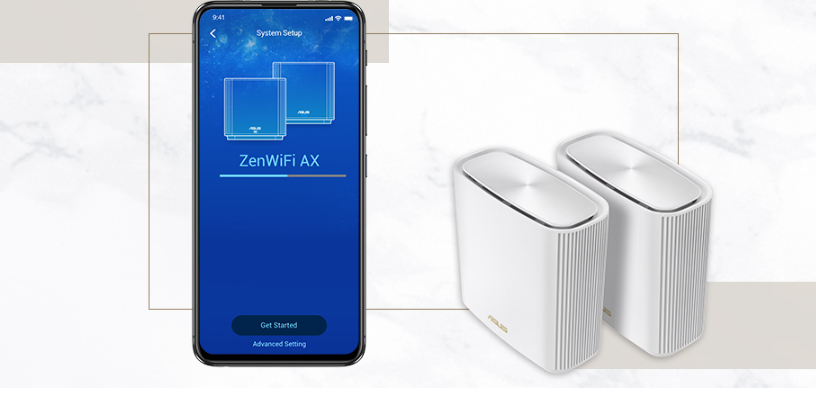 ASUS ZenWiFi AX XT8 - AX6600 Whole-Home Tri-band Mesh Wi-Fi 6 System 1 Pack - White