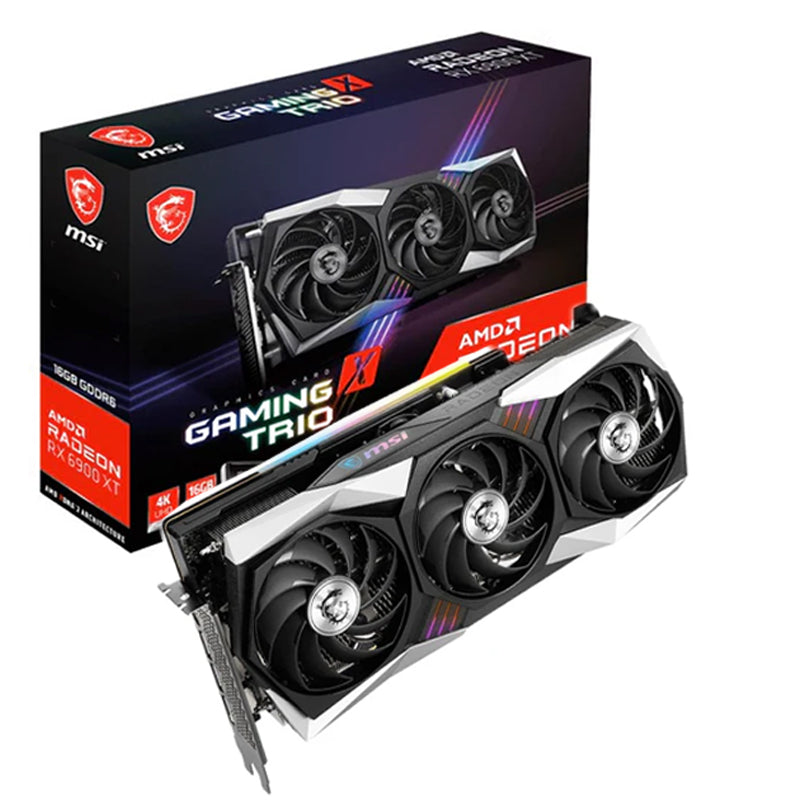 MSI Radeon RX 6900 XT GAMING X TRIO 16GB GDDR6 Gaming Graphics Card